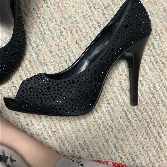 Black glittery heels - Picture 2 of 2